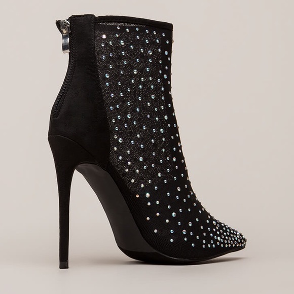 💥NEW💥 Rhinestone Pointy Toe Booties!🔥 - Picture 6 of 7